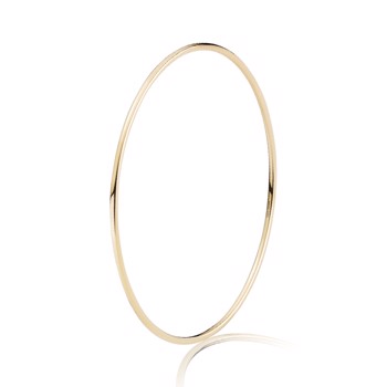 BNH 14 ct gold Bangle, Ø 6,5 cm and 1,8 mm in thickness